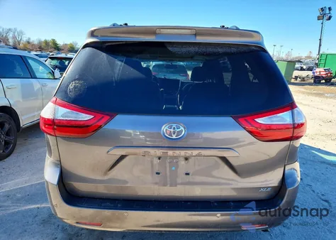 2017 Toyota Sienna Xle from USA, damaged, VIN 5TDYZ3DC5HS776907